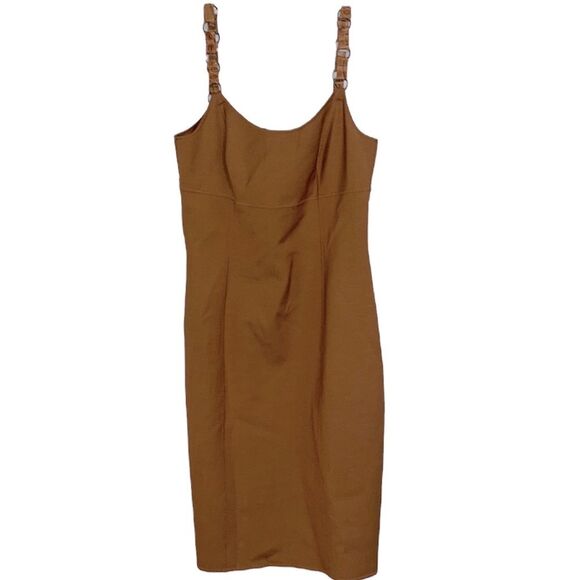 Michael Kors Brown Midi Dress - Picture 1 of 6